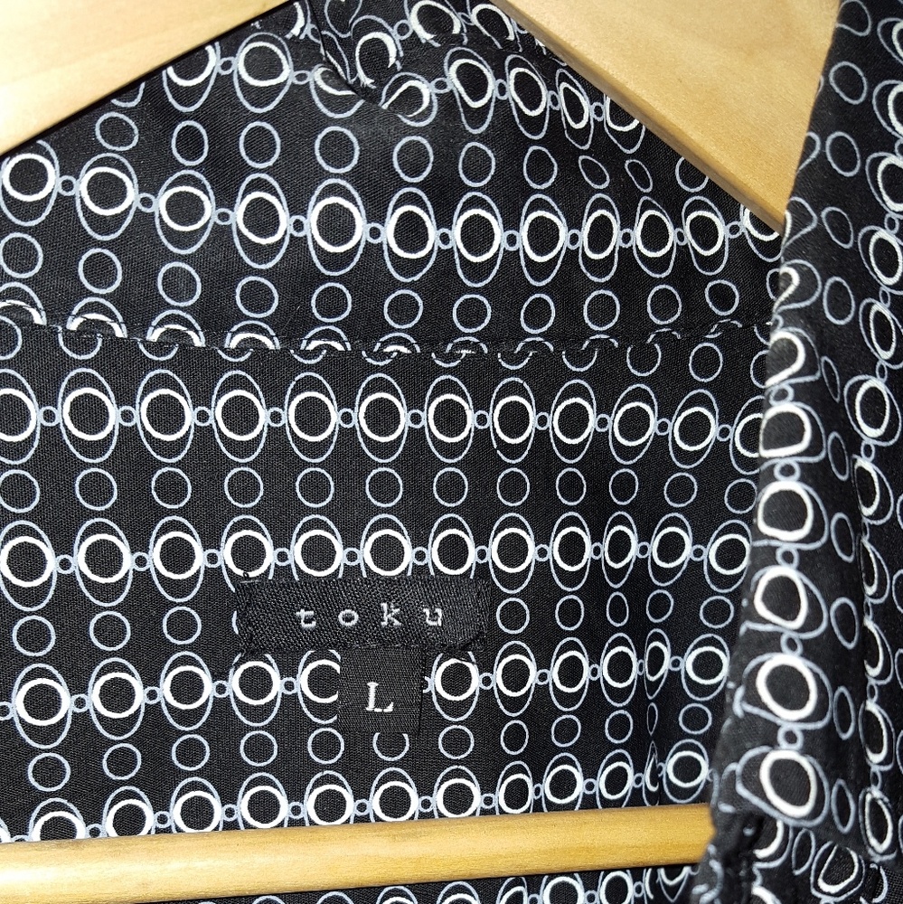 TOKU, casual dress shirt, L - Picture 3 of 4